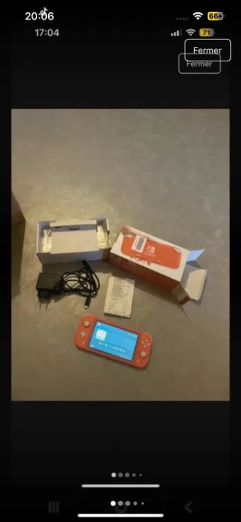 Switch lite rose encore sous garentie