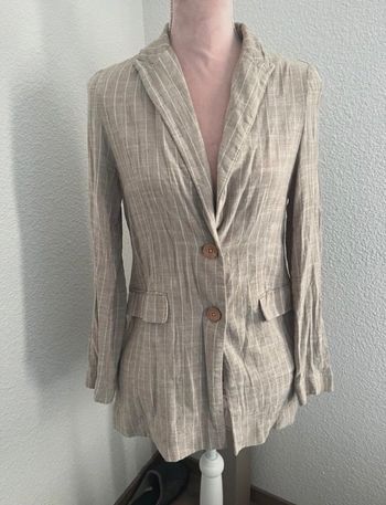 Blazer beige Mango