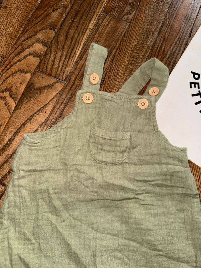 Salopette petit bateau Gaze de coton 6 mois - photo numéro 2
