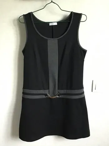 Robe noire et grise Cache-Cache