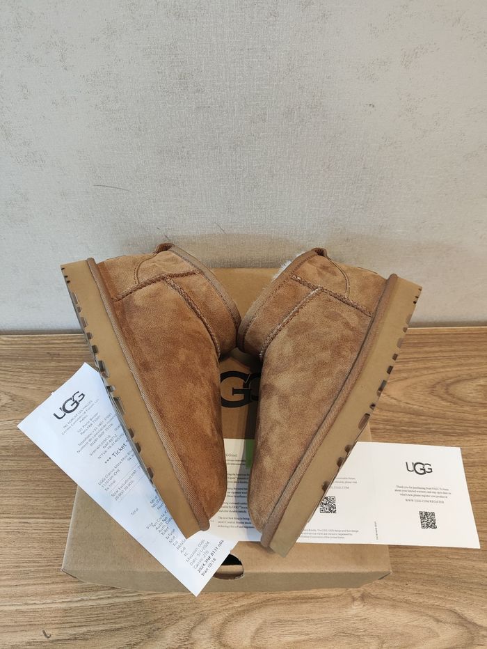 Bottes UGG Classic Ultra Mini couleur châtaigne 37 - photo numéro 2