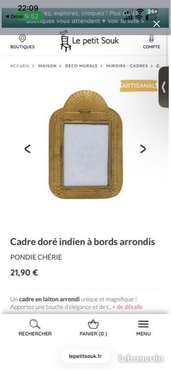 20 cadres 40 euros 
