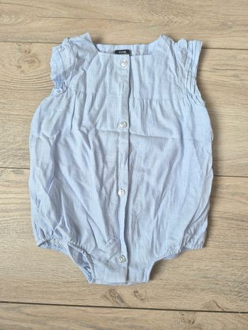 Barboteuse bleue Kiabi bébé fille 9mois