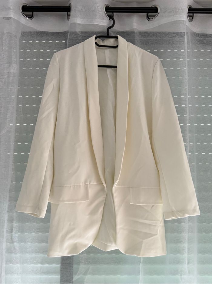 Blazer blanc crème - Taille 38 - Bon état
