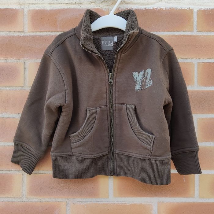 Veste hiver chaude garçon 3 ans YCC kaki - photo numéro 2