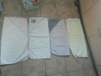 Lot de 4 cape de bain