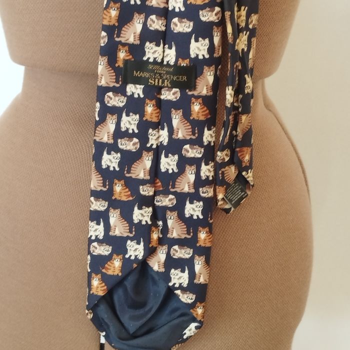 Cravate homme en soie Marks & Spencer - photo numéro 6