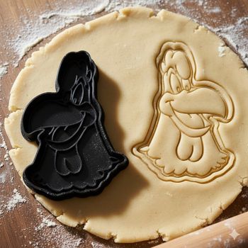 Emporte-pièce Coq de dessin animé pour biscuits et pâtisserie 8 cm