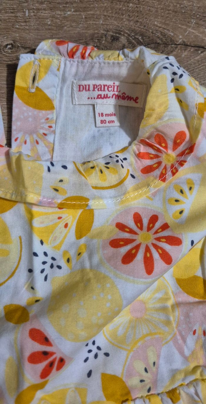 Robe DPAM 18 mois 🍋🌸 - photo numéro 4