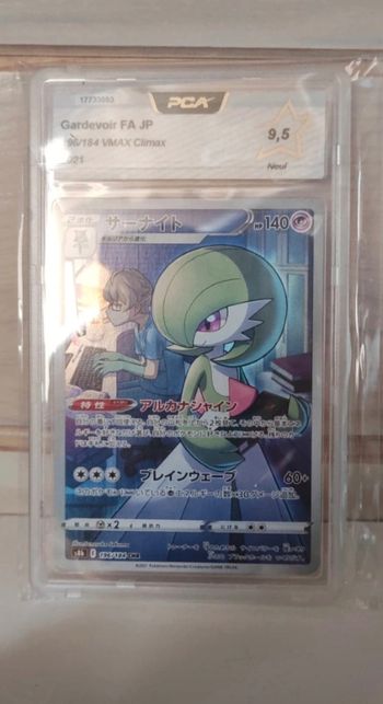 Gardevoir Full art gradée 9.5 pca