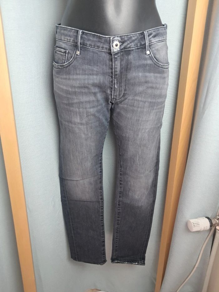 Le temps des cerises jean gris T 36 en tbe