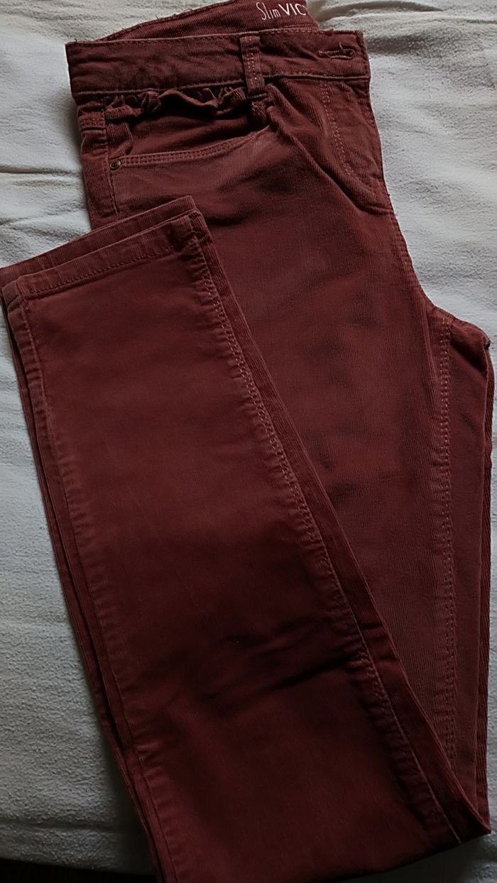 Pantalon en velours fille - photo numéro 2