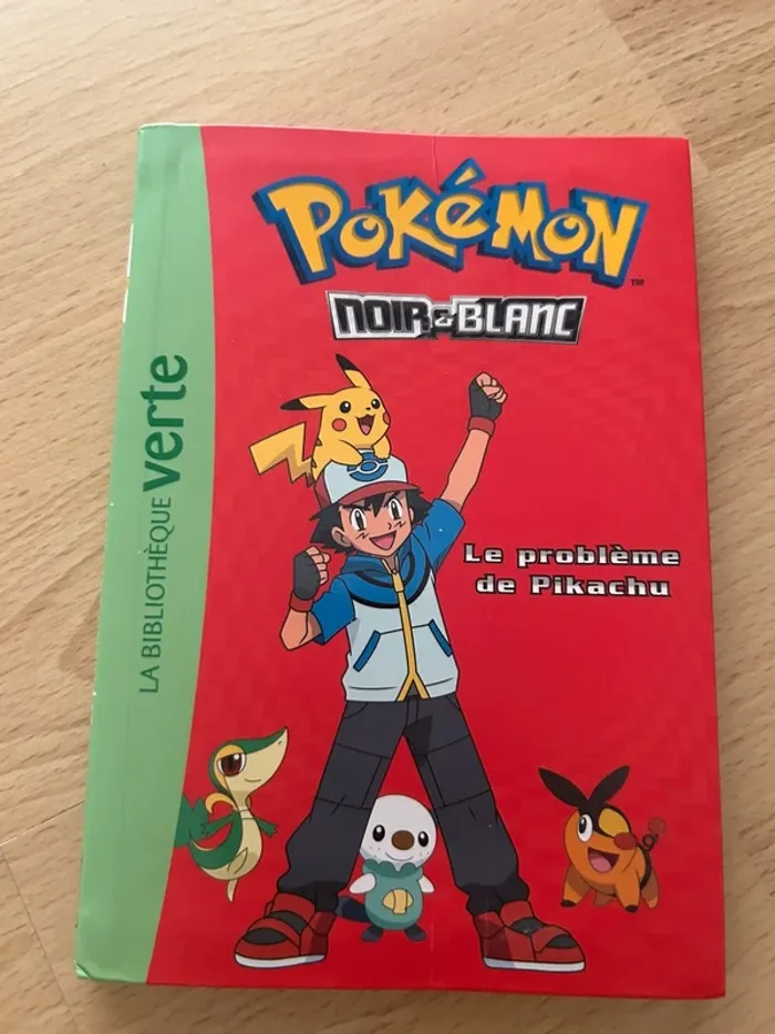 Livre Pokémon noir et blanc La bibliothèque verte