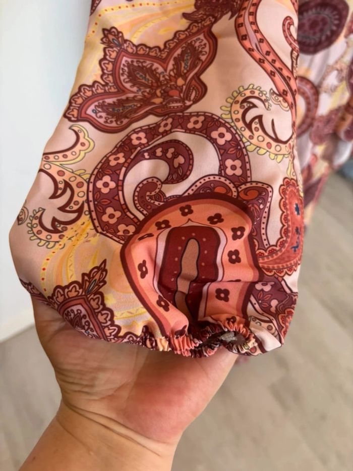 Robe d’été style bohème à manches longues - photo numéro 6