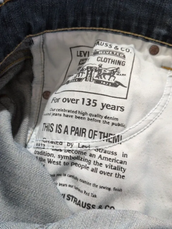 Jean Levi’s 511 Slim – W32 L34 – Bleu brut - photo numéro 6