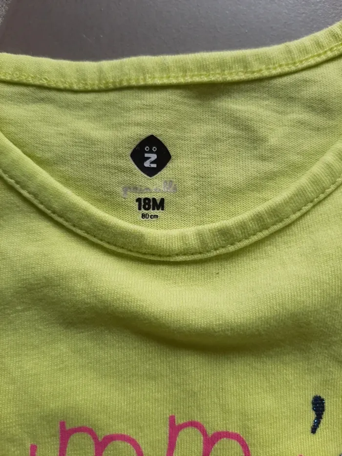 2 t-shirts Grain de blé 18mois neufs - photo numéro 6