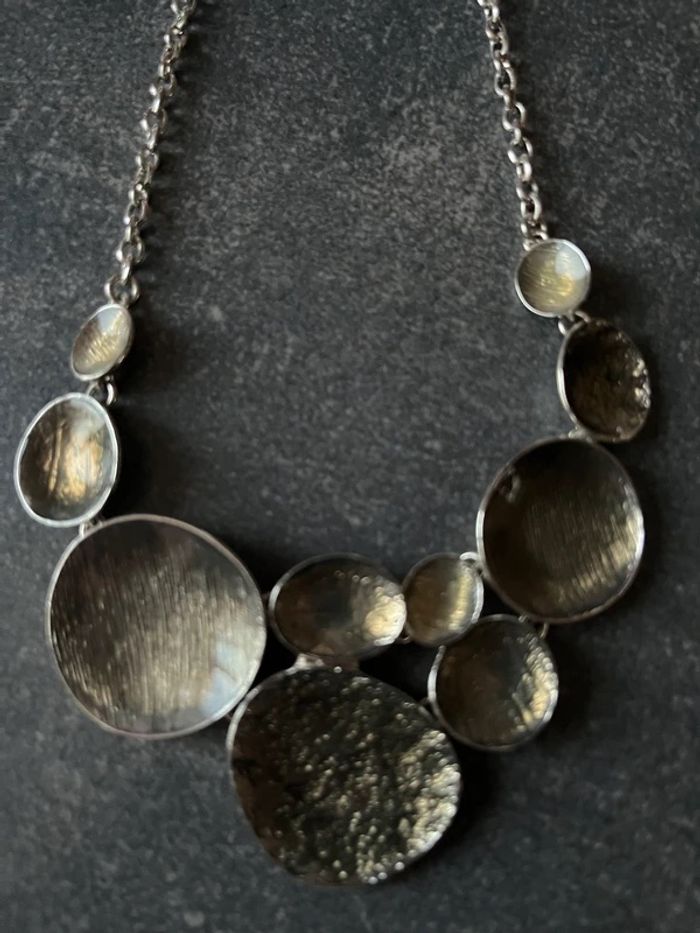 Collier fantaisie argenté Gelys Paris - photo numéro 4