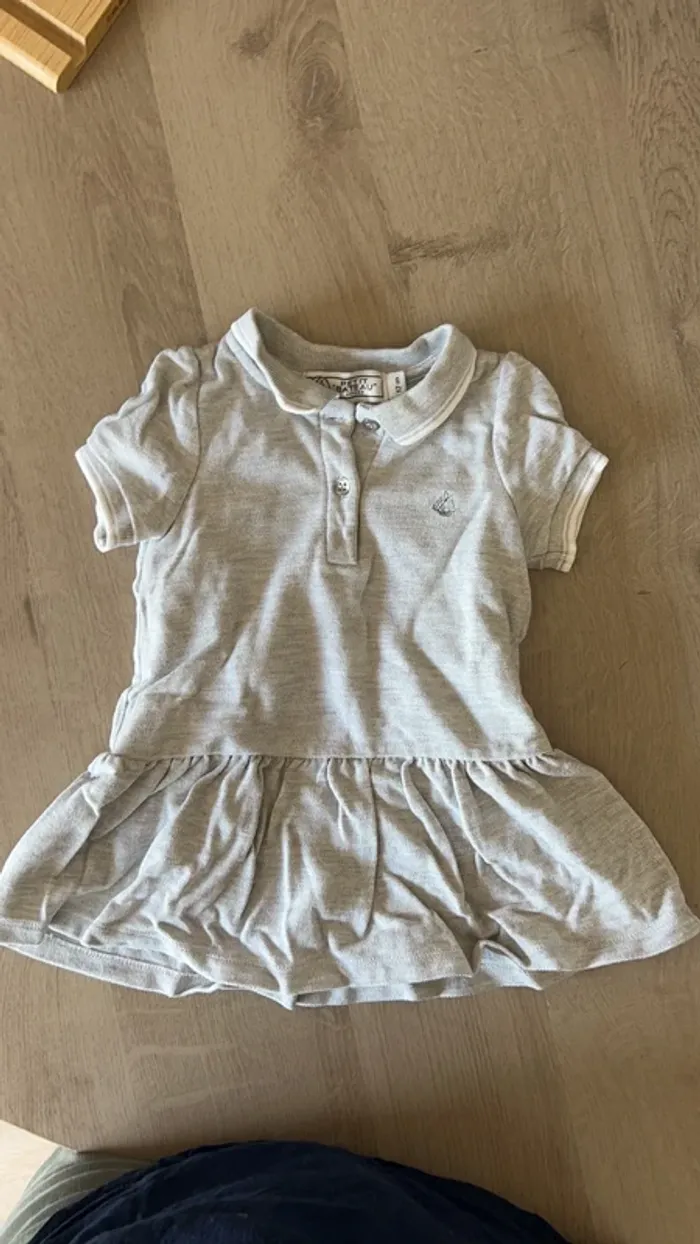 Robe-polo avec body intégré