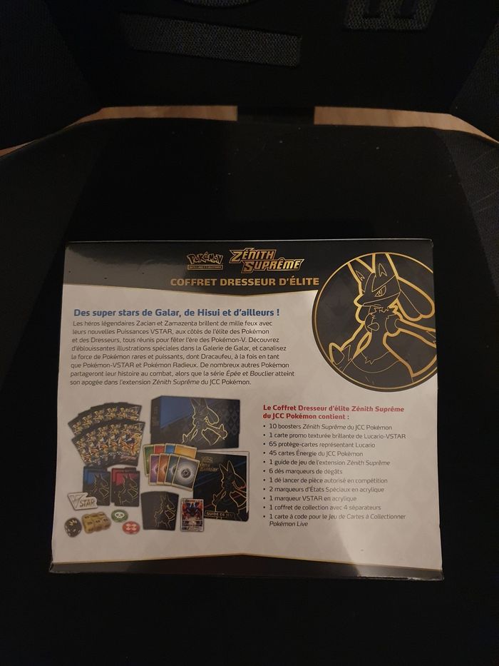 Coffret pokemon elite etb zénith suprême eb12.5 - photo numéro 2