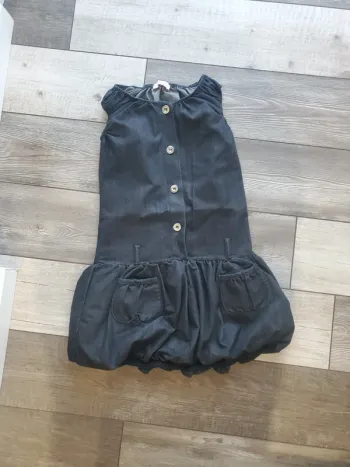 Robe en jean noir - Gémo - 10 ans