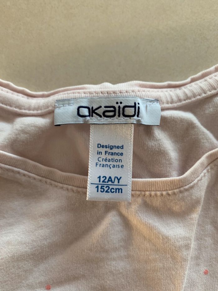 Teeshirt okaidi 12 ans - photo numéro 3