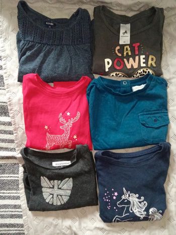 Lot de 6 t-shirts - 3 ans