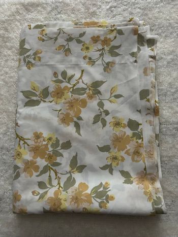 Drap plat lit double 
