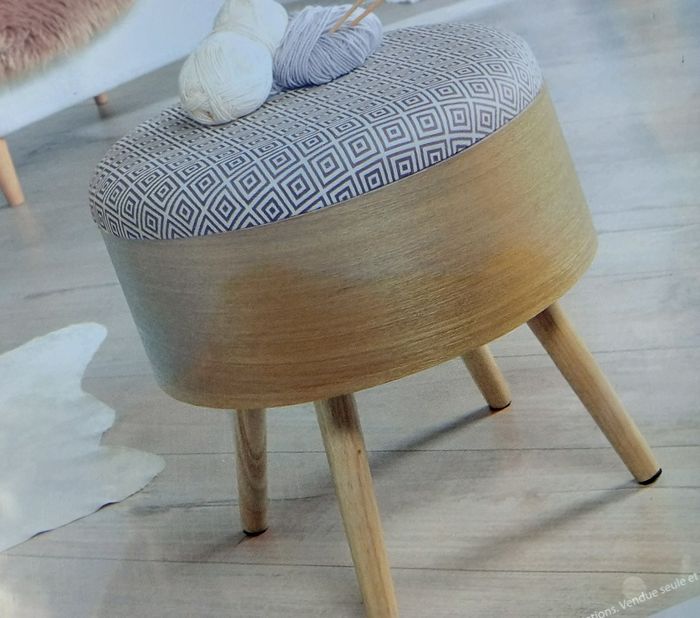 Superbe pouf / tabouret coffre 🎁 NEUF