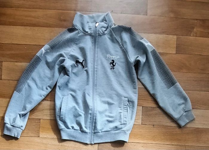 Survêtement gris et noir 13/14 ans - photo numéro 3