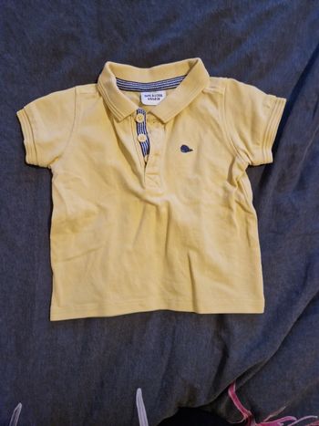Polo jaune pastel