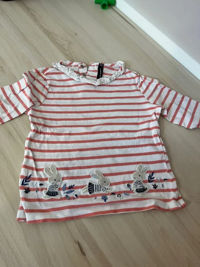 Ensemble robe tee shirt manche longue 2 ans - photo numéro 3