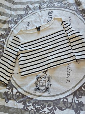 Croc top marin Zara taille S