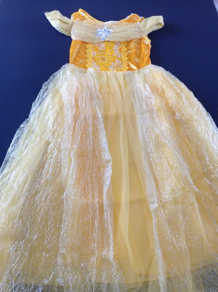 Déguisement robe princesse jaune papillon 6ans - photo numéro 5