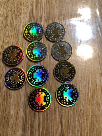 10 jetons Pokémon day 2026 pikachu 