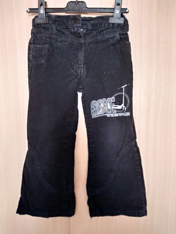 Pantalon bootcut velours fille taille 5 ans