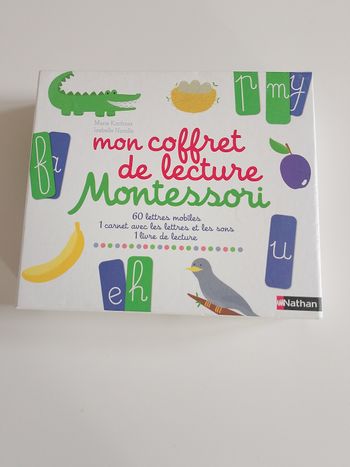 Mon coffret de lecture Montessori Nathan complet 