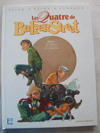 BD Les quatre de Baker Street : L'affaire du rideau bleu