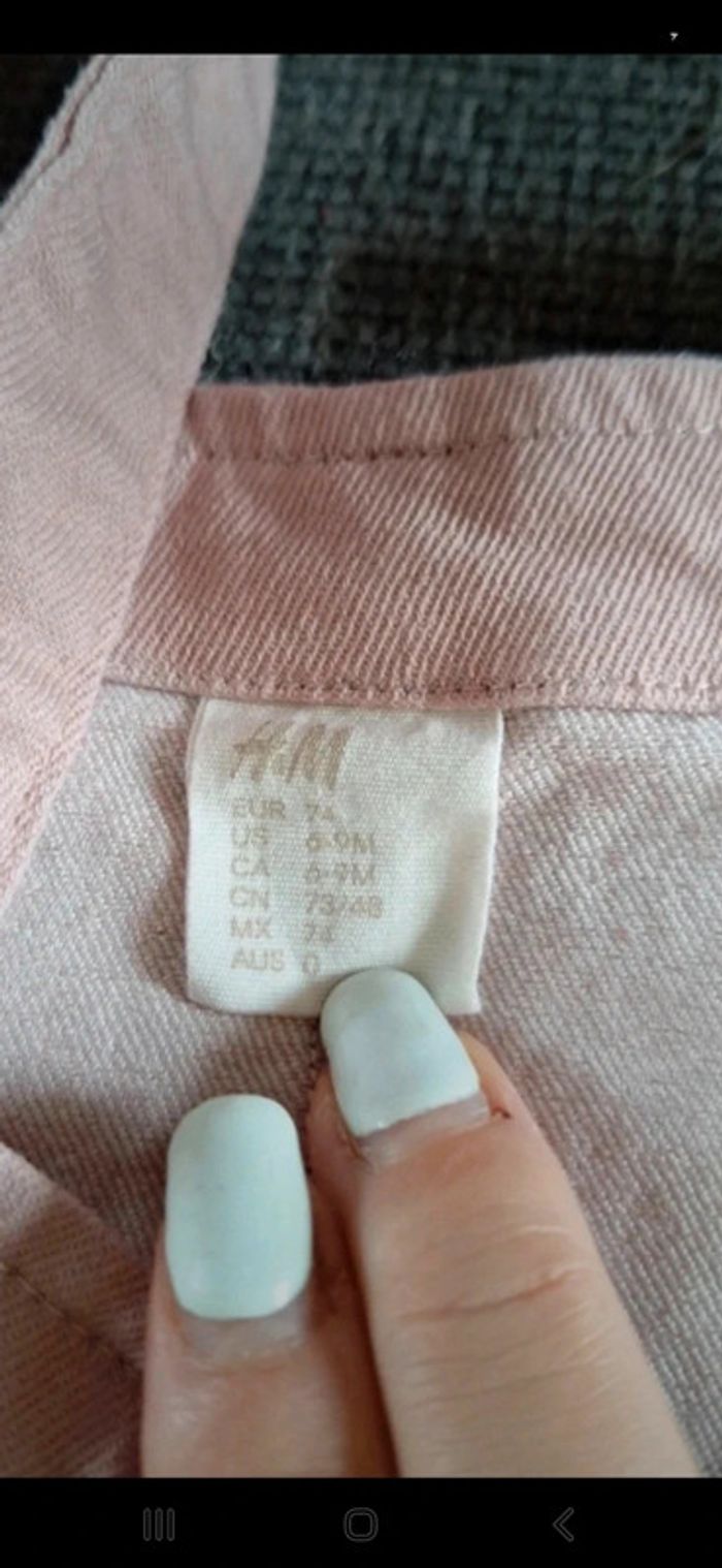 Robe à bretelles H&M 9mois 74cm 👻 - photo numéro 5