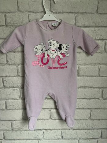 Pyjama velours Disney Baby taille 3 mois
