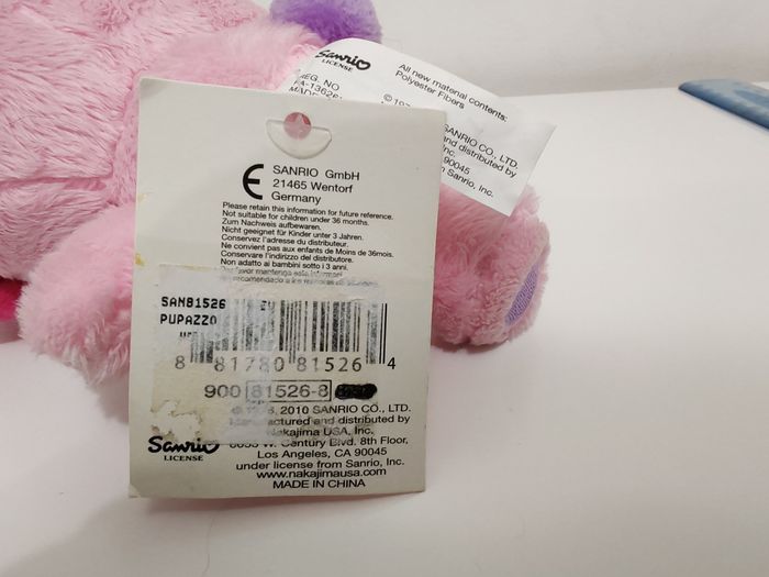 Peluche Hello Kitty Lapin rose 2010 Sanrio - photo numéro 5