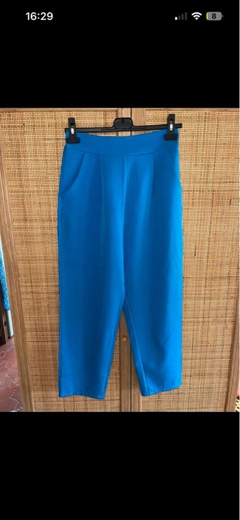 Pantalon à pince bleu easy clothes