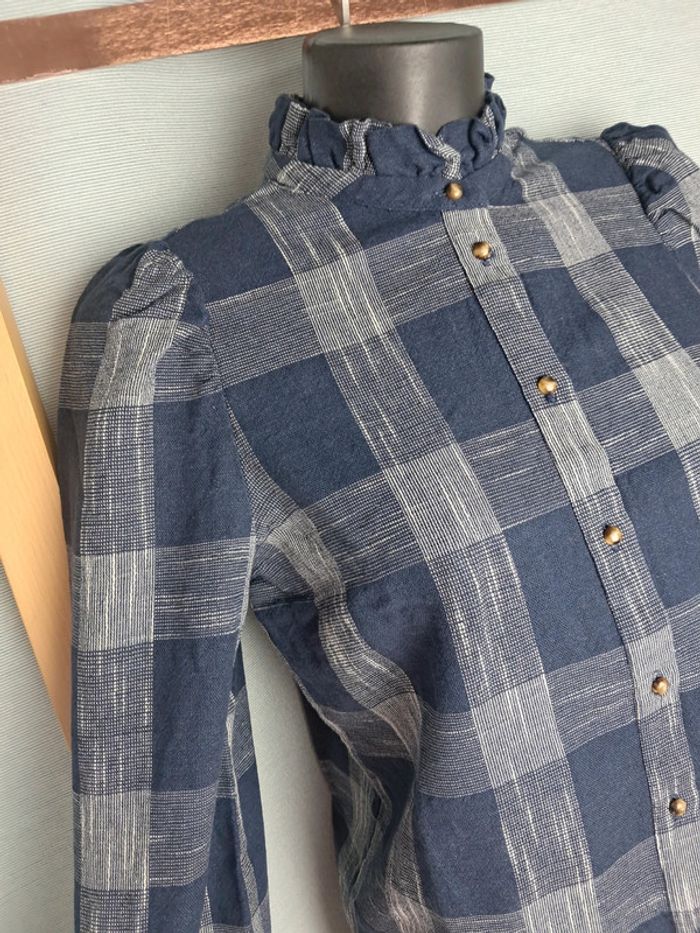 Sezane chemise blouse T 36 en tbe - photo numéro 3