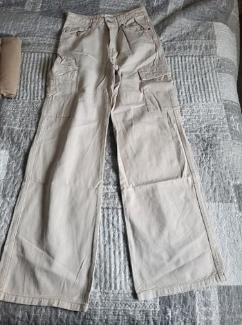 Jean cargo beige taille 36