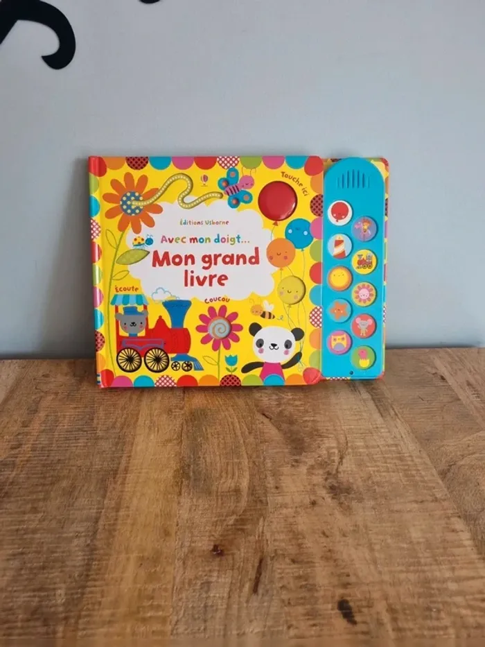 Livre bébé avec mon doigt édition usborne