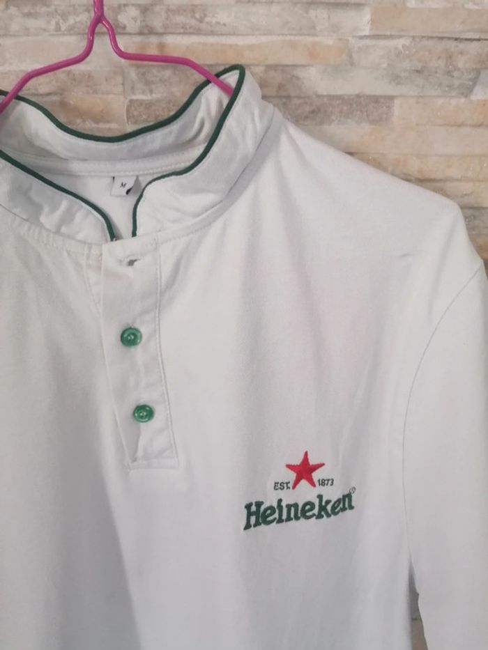 Polo Heineken staff taille M #Vêtements_hommes_krocaro #Vêtements_femmes_krocaro - photo numéro 2