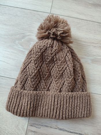Bonnet marron kiabi