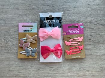 Lot de 9 barrettes à cheveux