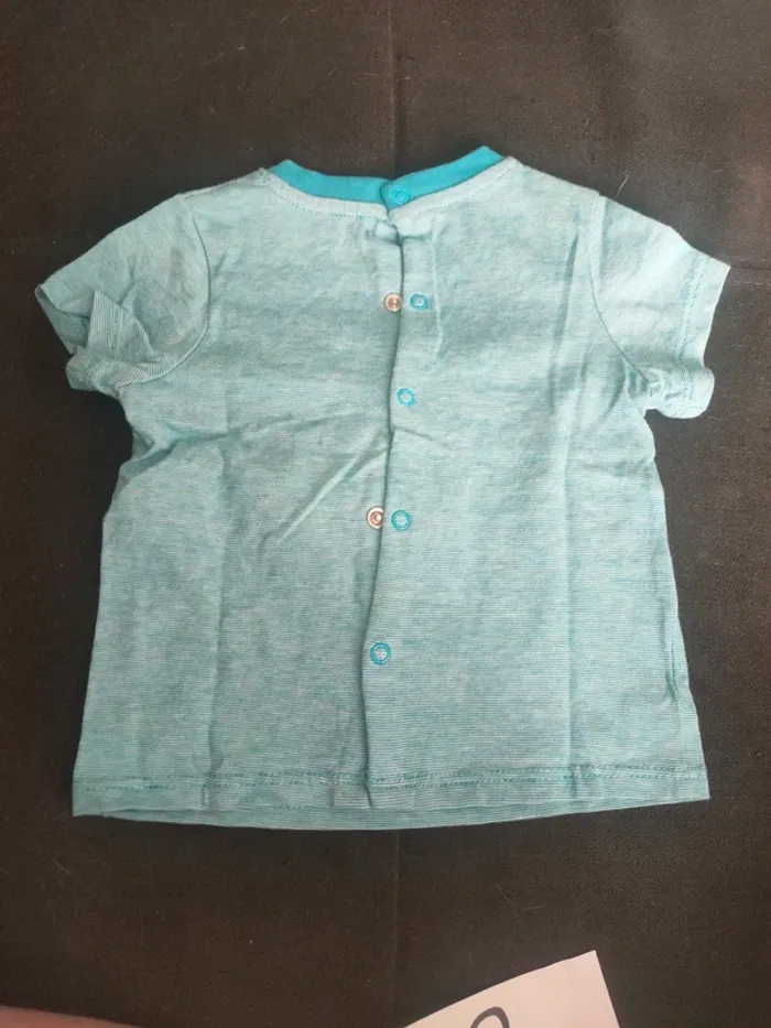 T-shirt bébé garçon 3 mois Obaïbi - photo numéro 4