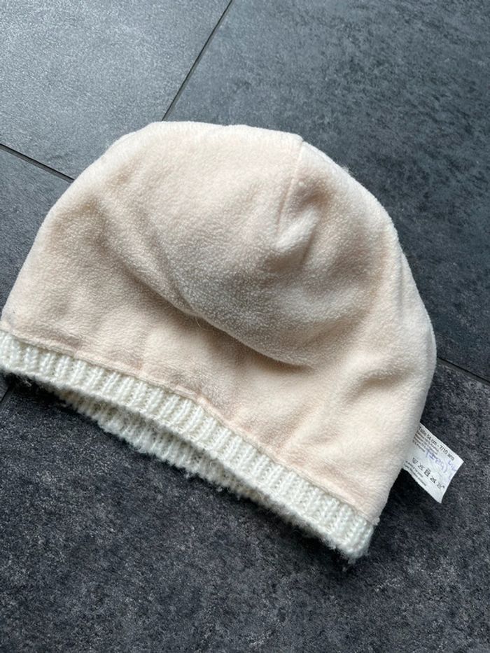 Bonnet à pompon écru Monoprix 7-10 ans - photo numéro 3