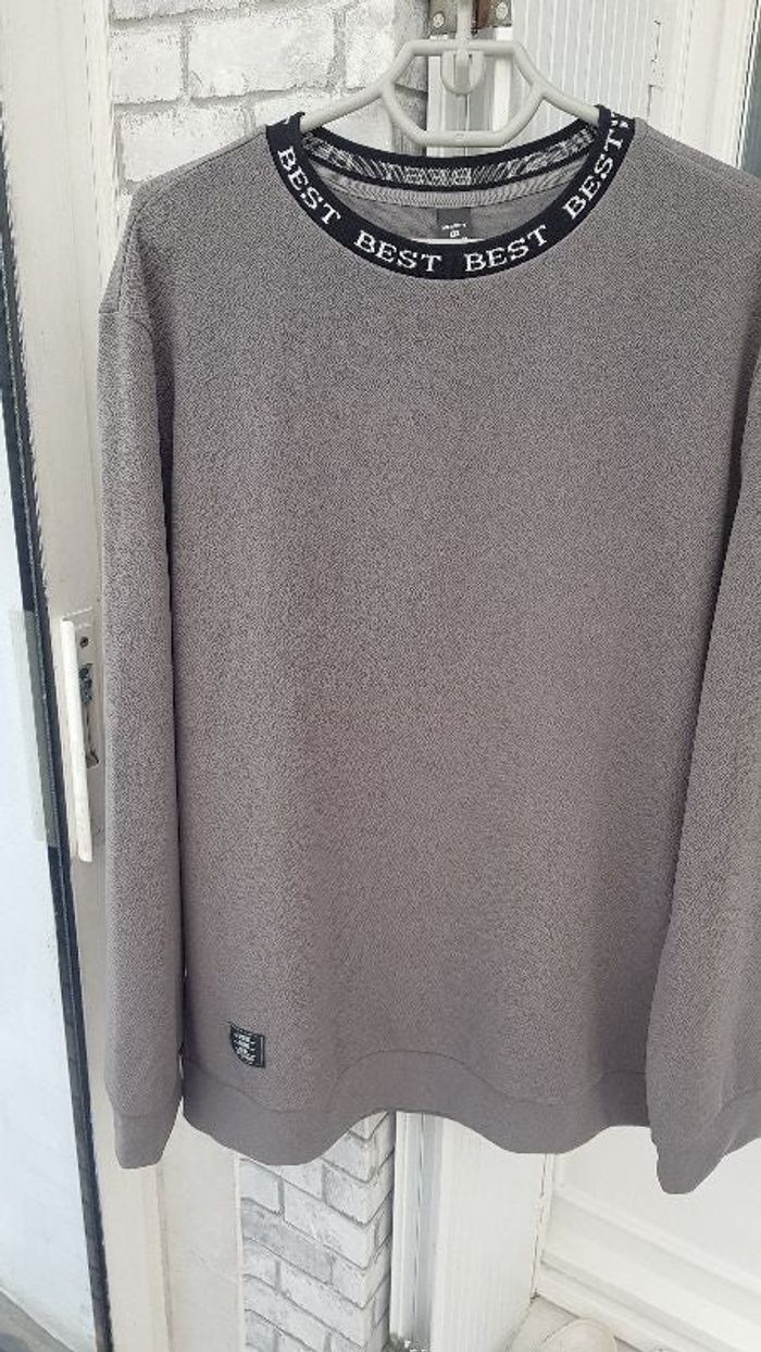 T-shirt gris manches longues